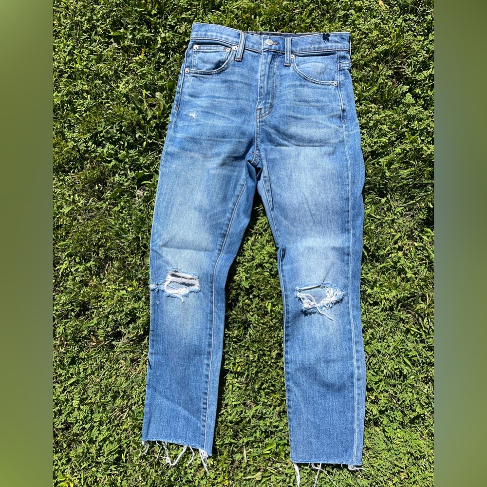 High rise slim boy Jean Madewell